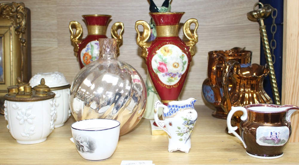 A group of assorted ceramics